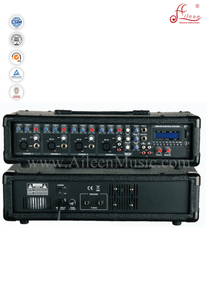 XLR מאוזן 4 ערוצים PA Amplifier Treble Bass EQ Mobile Power Amplifier (APM-0430BU)